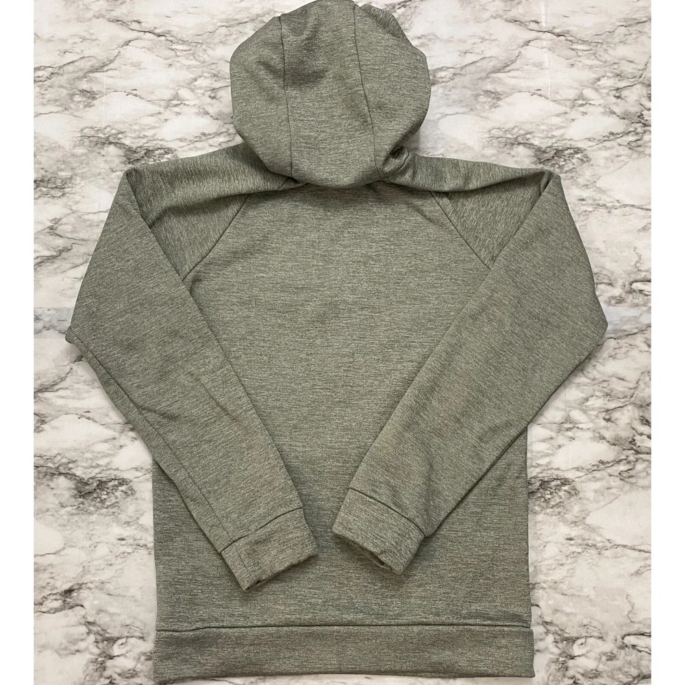 NIKE AIR JORDAN Alpha Therma Mens Sweatshirt S Gray Pullover Hoodie AR4311-091